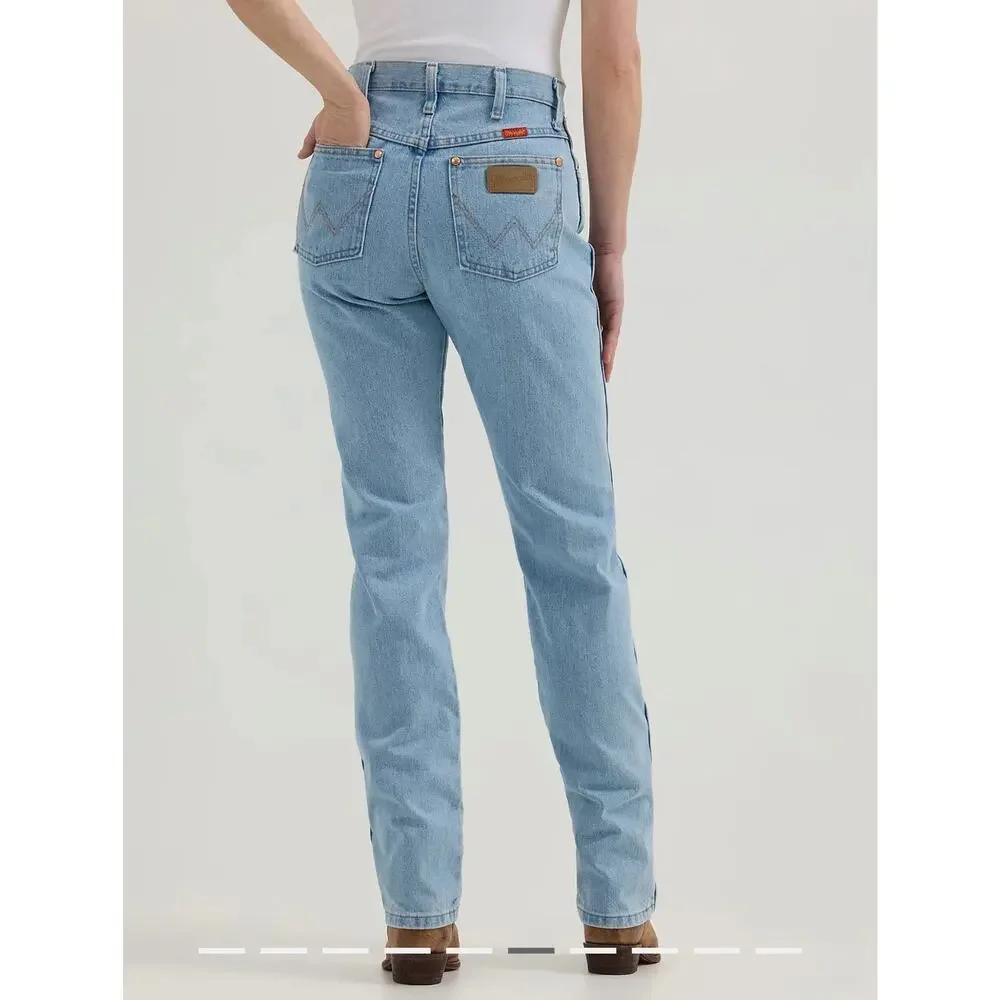 WRANGLER Jeans Women's Sz 15 High Rise Slim Fit Cowboy Cut Classic 14MWZGH 34x32